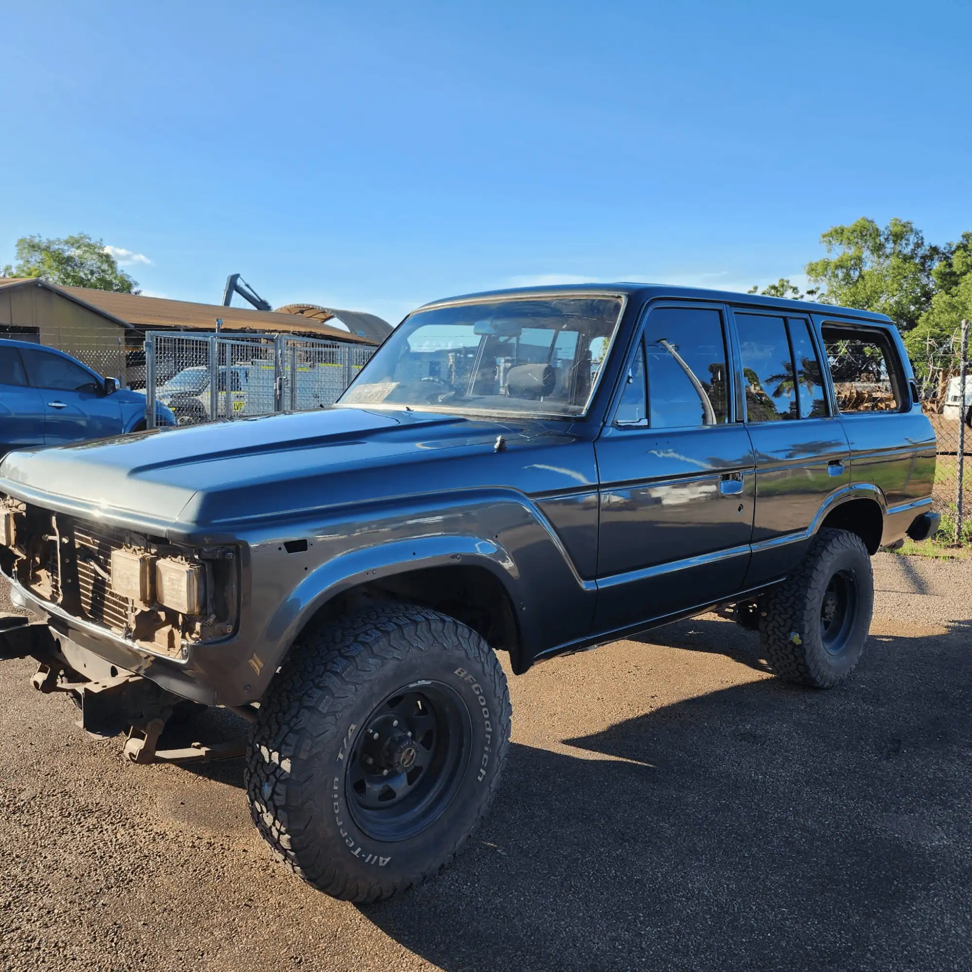 Excellent Spraypainting on 60 Series Landcruiser