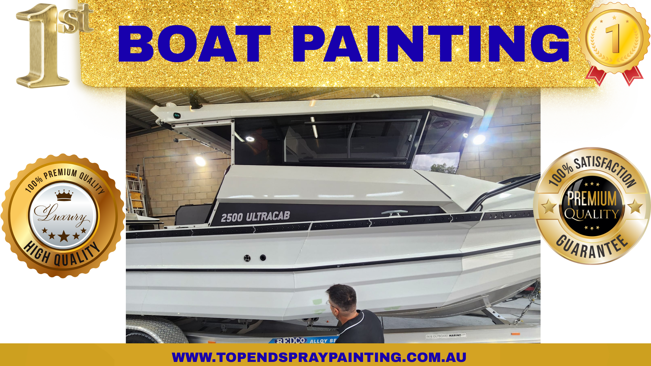 Top End Spray Painting: Darwin’s #1 Boat Painting Expert