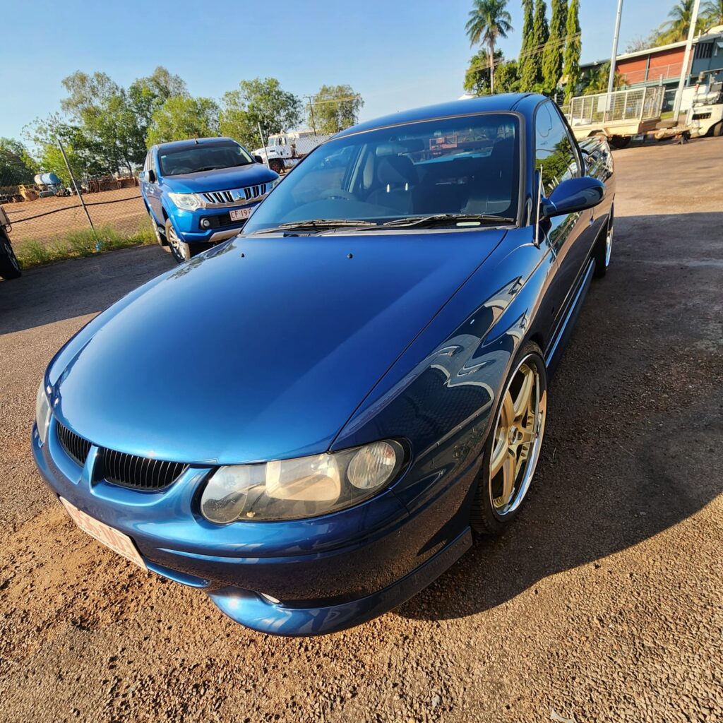 Holden Commodore with freshly tidied paint in Darwin