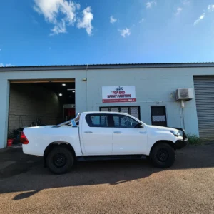 Fleet ute in consistent company colours, Darwin NT
